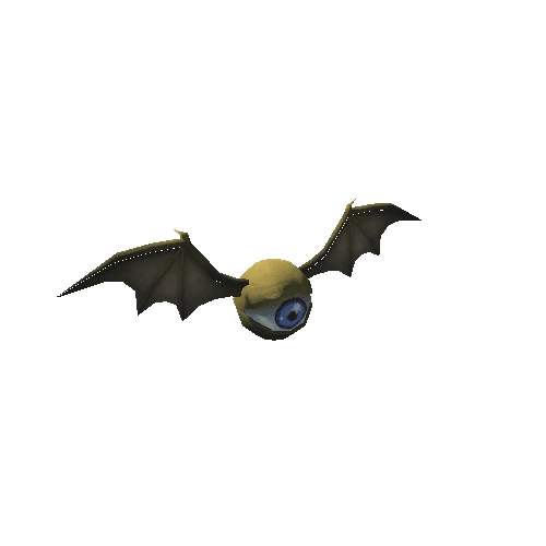 One Eyed Bat-Yellow